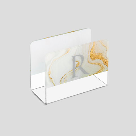 Gold Dust/Clear Lucite Napkin Holder Bulk Buy
