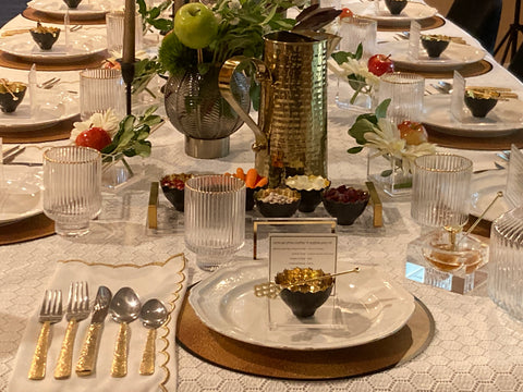 Block Honey Dish Hammered Knob