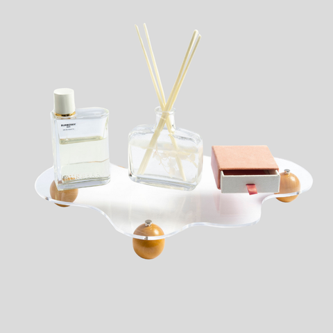 Lucite Cloud Tray