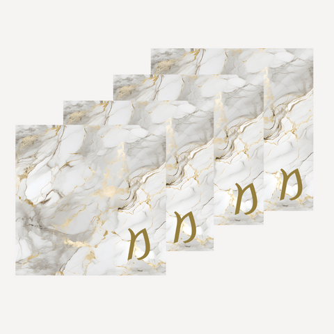 Square Marble Vinyl Placemat Pk of 4