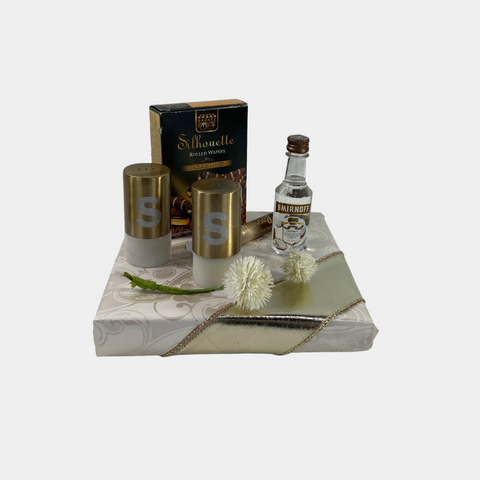 Marble Gold Salt Shaker Mishloach Manos